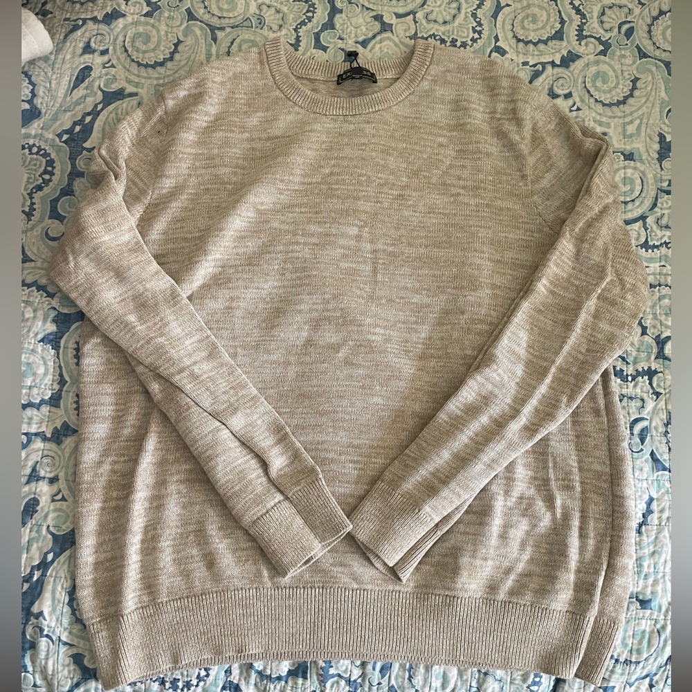 Men’s Express Cream Crewneck Sweater